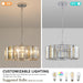 Modern Crystal Chandelier for Living-Room Round Cristal Lamp Luxury Home Decor Light Fixture - DTYStore