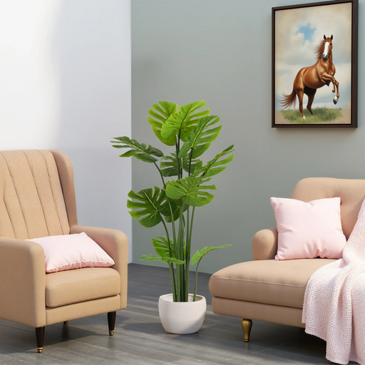 57' Artificial Monstera Deliciosa Plant with Pot Default -DTYStore