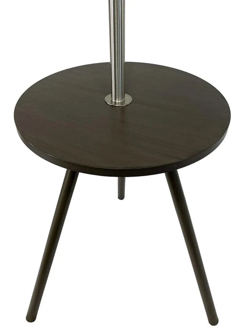 57' Round Sofa Side Table w/ Lamp and Power Station (1.56/9.9) Default -DTYStore