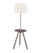 57' Round Sofa Side Table w/ Lamp and Power Station (1.56/9.9) Default -DTYStore