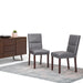 Ashford - Parson Dining Chair (Set of 2) - Stone Grey - DTYStore