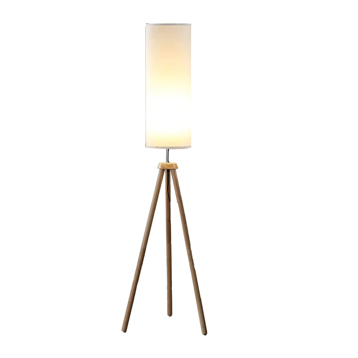 58.5' In Lauren Modern Natural Tripod Floor Lamp Default -DTYStore