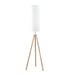 58.5' In Lauren Modern Natural Tripod Floor Lamp Default -DTYStore