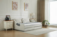 aybed Corner Bed Sofa Bed with Drawers Velvet Upholstered daybed Twin Daybed with Storage, Wood Slat Support (Beige,full,79.9'x58.2'x28.7') - DTYStore
