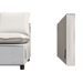 Decorative chairs, comfortable single sofa chairs in beige, soft and breathable seat cushions, soft cushioned armchairs, modern and comfortable sofa chairs in bedrooms/corners/reading rooms