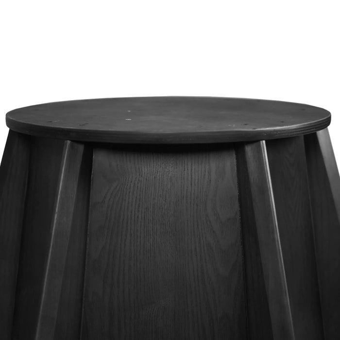 59.05' Round Marble Dining Table with Black Textured Solid Wood Base, Artificial Marble for 6-8 People, 31.5'Black Artificial Stone Turntable,Black (Dining Table Only) Default -DTYStore