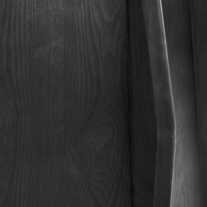 59.05' Round Marble Dining Table with Black Textured Solid Wood Base, Artificial Marble for 6-8 People, 31.5'Black Artificial Stone Turntable,White&Black (Dining Table Only) Default -DTYStore