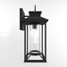Outdoor Porch Lights, Textured Black Exterior Lighting Fixtures Wall Mount, Modern Outdoor Wall Sconce Lantern for House, Front Porch, Anti-Rust Waterproof Outdoor Garage Lights for Coach (1 pack) - DTYStore