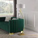 59' In Contemporary Dual Gold Arc W/ Hanging Pendelum Lamp Metal Floor Lamp Default -DTYStore