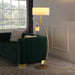 59' In Contemporary Dual Gold Arc W/ Hanging Pendelum Lamp Metal Floor Lamp Default -DTYStore