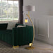 59' In Contemporary Dual Gold Arc W/ Hanging Pendelum Lamp Metal Floor Lamp Default -DTYStore