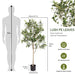 5FT Assembled Artificial Tree Olive Tree with Branches and Fruits Faux Greenery for Indoor Home and Office Decoration 1pc/set Default -DTYStore