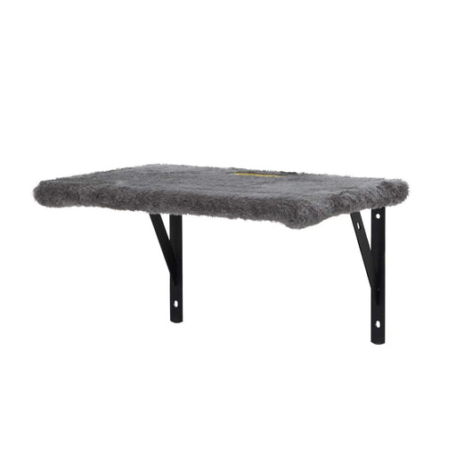 5 Pcs Multi-Level Wall-Mounted Indoor Cat Tree Furniture with Scratching Board, Condo, Perches, Bridge for Indoor Cats, Gray Default -DTYStore