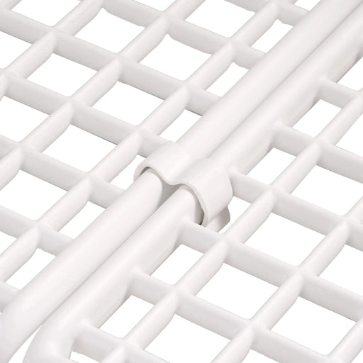 5 Piece Patio Conversation Sets, Modern Outdoor Patio Sectional Furniture Set with Square Coffee Table, Waterproof Thick Cushion Deep Seating for Porch, Balcony, White & Light Gray Default -DTYStore