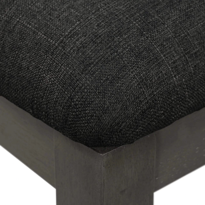 5 Pieces Counter Height Rustic Farmhouse Dining Room Wooden Bar Table Set with 4 Chairs, Gray Default -DTYStore