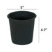5' Round Nursery Plant Pot - Garden Plastic Pots with Drainage (5-Pack) Default -DTYStore