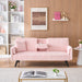 Minimalist style, straight-line corduroy sofa suitable for sitting and lying in the living room and bedroom - DTYStore