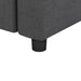 Loveseat Module for Modular Sectional Sofa,Chenille,Minimalist Style,2 Colors - DTYStore