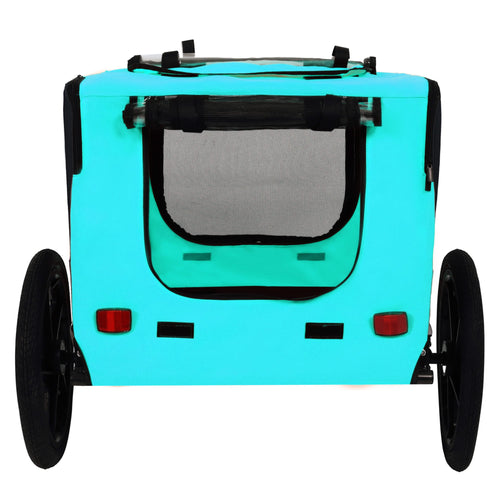 Pet Bike Trailer Dog Cart for Bicycle,Suitable for Small and Medium Pets, Easy Folding Cart Frame, Quick Release Wheel, Non-Slip Floor, Internal Leash - Image 11