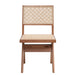 Beige and Natural Side Chair (Set of 2) - DTYStore