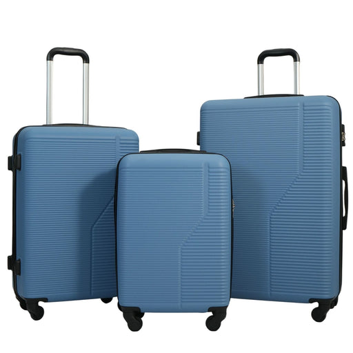 Durable ABS Hardshell Luggage Set with Spinner Wheels and TSA Lock, Lightweight