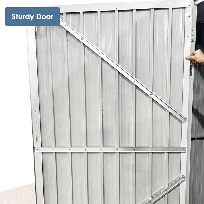 Outdoor Storage Shed 20x13 FT, Metal Garden Shed Backyard Utility Tool House Building with 2 Doors and 4 Vents for Car,Truck,Bike, Garbage Can,Tool,Lawnmower - DTYStore