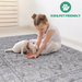DTY Signature Collection 6X9 Ivory/Grey/Oriental Non-Shedding Living Room Bedroom Dining Home Office Stylish and Stain Resistant Area Rug - DTYStore