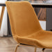 Aufurr Modern Velvet Dining Chair, Set of 2, Gold - DTYStore