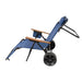 Beach Cart Chairs With Wheels 2 in 1 Foldable Beach Lounge Chair With Integrated Wagon Pull Cart Perfect for Backyard Pool or Picnic - DTYStore