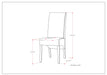 Avalon - Deluxe Parson Dining Chair (Set of 2) - Tanners Brown - DTYStore