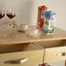 Kitchen Island & Kitchen Cart, Mobile Kitchen Island with Two Lockable Wheels, Rubber Wood Top, Simple Design & Natural Color Give More Imagination of Party Scene. - DTYStore