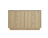 Fluted 6 Drawers Dresser ,Double Dresser Chest of Drawers, 47.24" Modern Chest of Drawers with LED ,Drawer Organizer for Bedroom, Living Room, Hallway - DTYStore