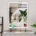 48x36 inch LED Bathroom Vanity Mirror Wall Mounted Adjustable White/Warm/Natural Lights Anti-Fog Touch Switch with Memory Modern Smart Large Bathroom Mirrors - DTYStore