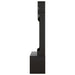 Hall Tree with Top Shelf and Storage Bench, Hallway Shoe Cabinet with Sliding Doors, Coat Rack with 5 Hanging Hooks for Entryways Hallways, Black - DTYStore