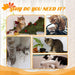 Floor to Ceiling Cat Tree, 80" - 95" Adjustable Tall Cat Tower, 3-Level Cat Climbing Towe for Indoor Cats with Sisal Scratching Post, Platforms, Leaves, Orange - DTYStore