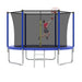 10FT Trampoline for Kids, Basketball Hoop and Ladder, Outdoor Kids Trampoline with Safety Enclosure,Fast Assembly for Backyard Fun,ASTM Approved - DTYStore