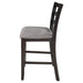 Set of 4 Wooden Counter Height Dining Chair with Padded Chairs, Espresso - DTYStore
