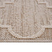 DTY Signature Collection 4X6 Cream /Trellis Indoor/Outdoor Area Rug - DTYStore