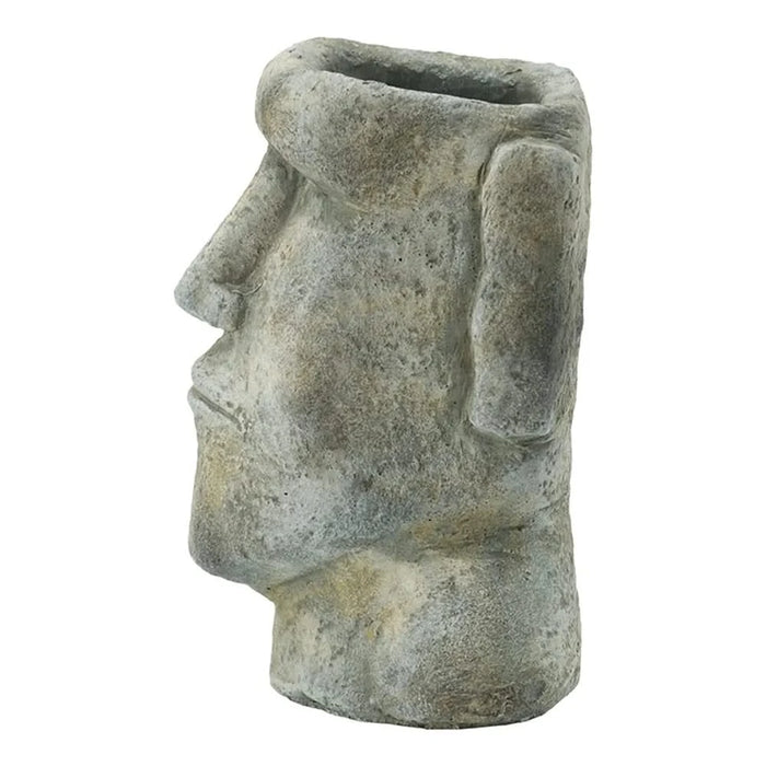 5x5.5x9' Easter Island Cement Planter Default -DTYStore