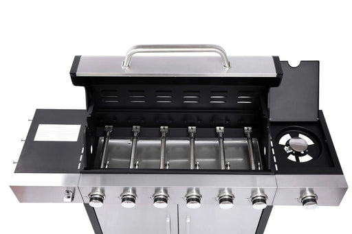 6-Burner Propane Gas Grill With Side Burner Default -DTYStore