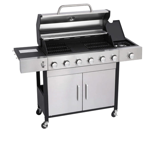 6-Burner Propane Gas Grill With Side Burner Default -DTYStore