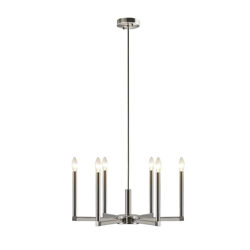 6-Light Contemporary Candelabra Styled Chandelier Default -DTYStore