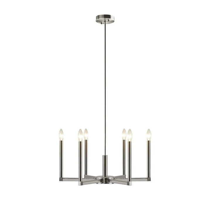 6-Light Contemporary Candelabra Styled Chandelier Default -DTYStore
