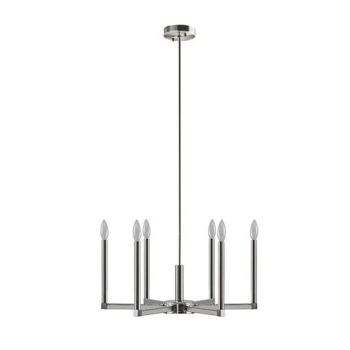 6-Light Contemporary Candelabra Styled Chandelier Default -DTYStore
