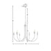 6-Light Metal Chandelier Default -DTYStore