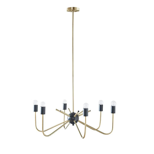 6-Light Metal Chandelier Default -DTYStore