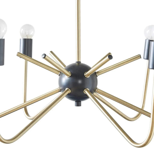 6-Light Metal Chandelier Default -DTYStore