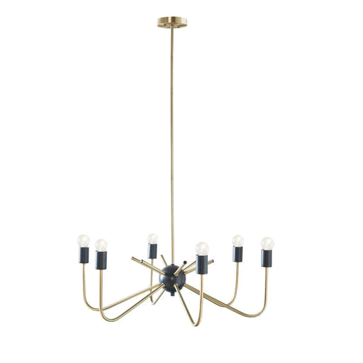 6-Light Metal Chandelier Default -DTYStore