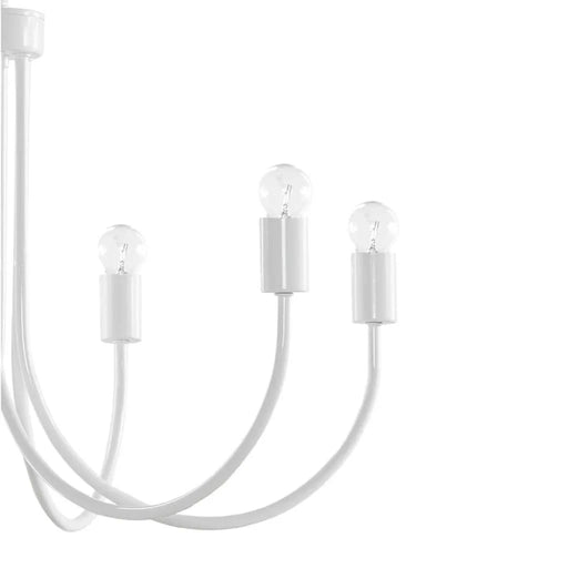 6-Light Metal Chandelier Default -DTYStore