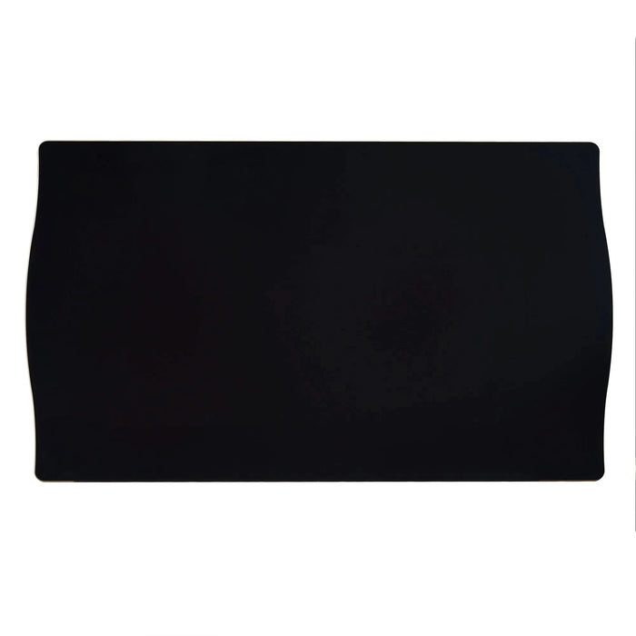 6-Piece Kitchen Dining Table Set, 60' Rectangular Table and 4 High-Back Tufted Chairs & 1 Bench for Dining Room and Kitchen (Black) Default -DTYStore